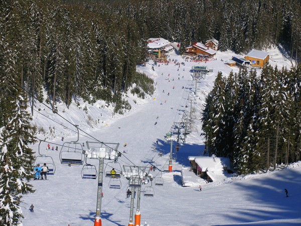 Ski Lift in Bansko, Bulgaria