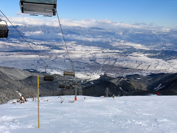 Ski Lift in Bansko, Bulgaria