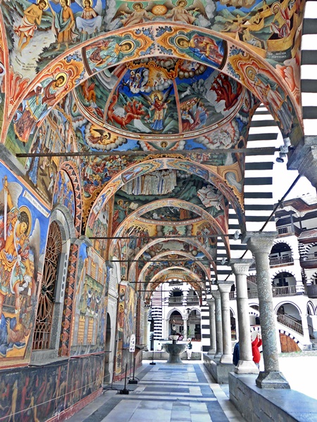 Rila Monastery frescoes