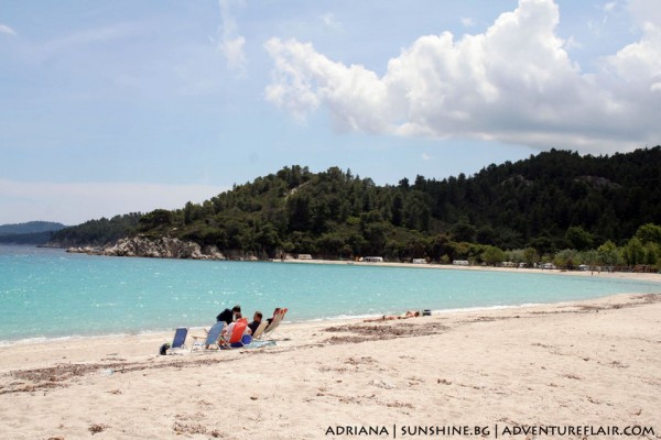 Armenistis camping in May