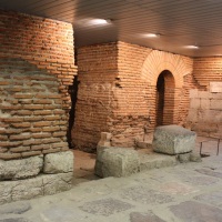 The ancient Roman ruins