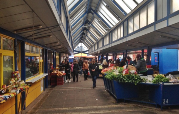 Cheap market in Sofia, Bulgaria