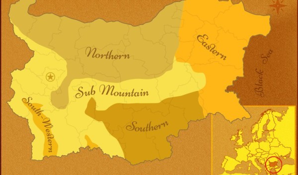 Wine regions in Bulgaria